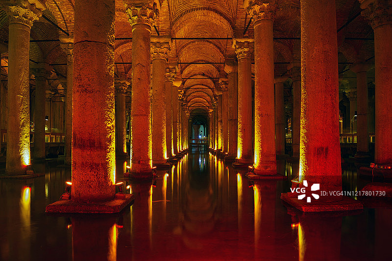 伊斯坦布尔地下水宫图片素材