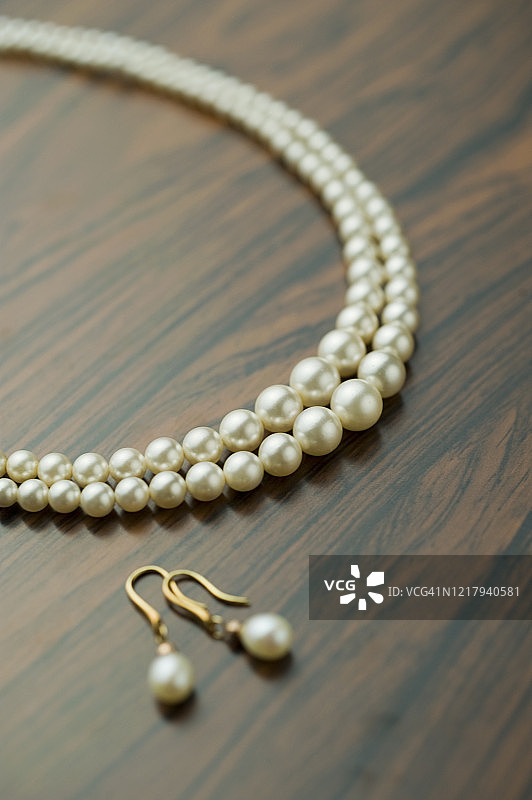 珍珠项链图片素材