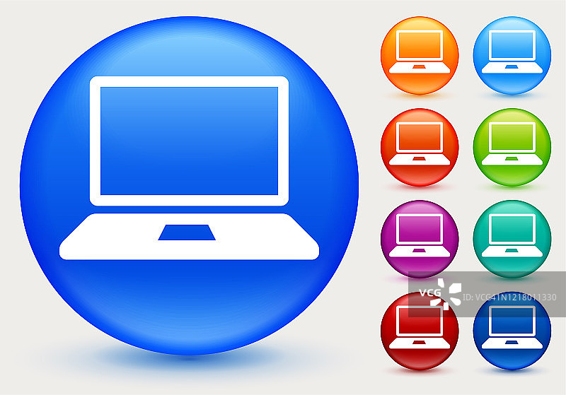 现代笔记本电脑图标图片素材