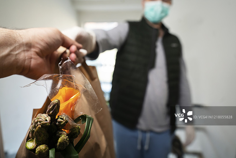 食品杂货配送图片素材