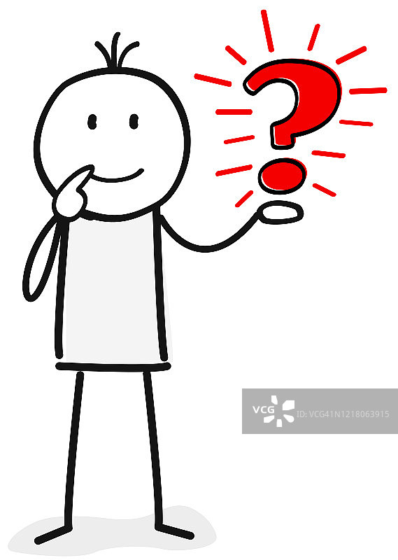 带问号的人图片素材