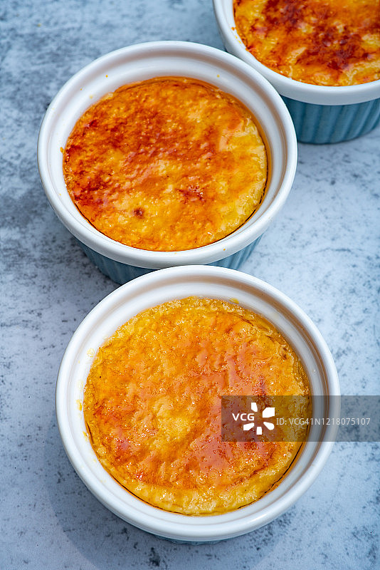 焦糖布丁图片素材