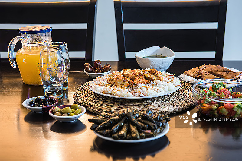 斋月开斋饭图片素材