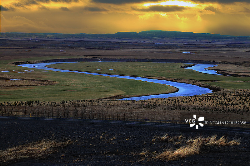 冰岛美丽风光图片素材