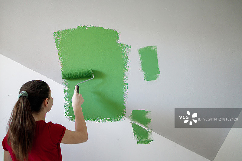 墙面绘画图片素材