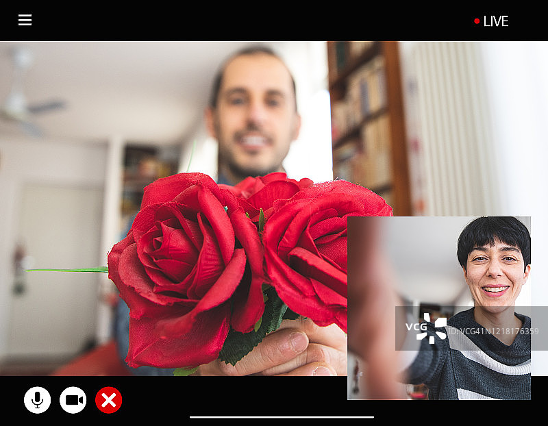 Covid19社交隔离时期的社会关系图片素材