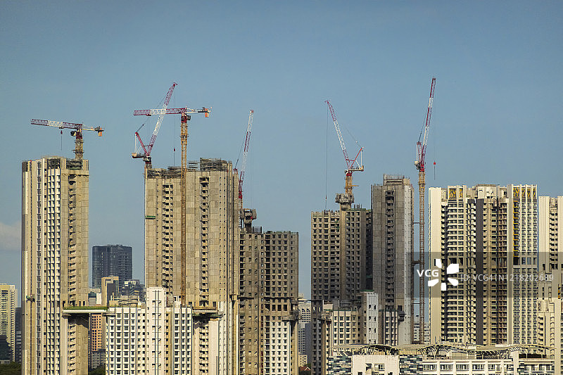 新加坡新型公共住房图片素材