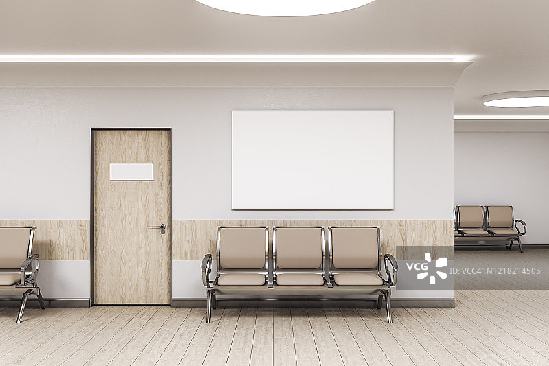 医疗办公室里干净的等候室图片素材