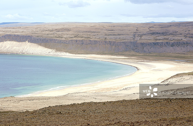 冰岛西峡湾拉特拉比尔格海滩图片素材