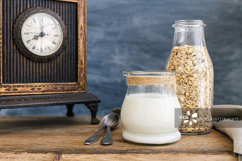 燕麦奶图片素材