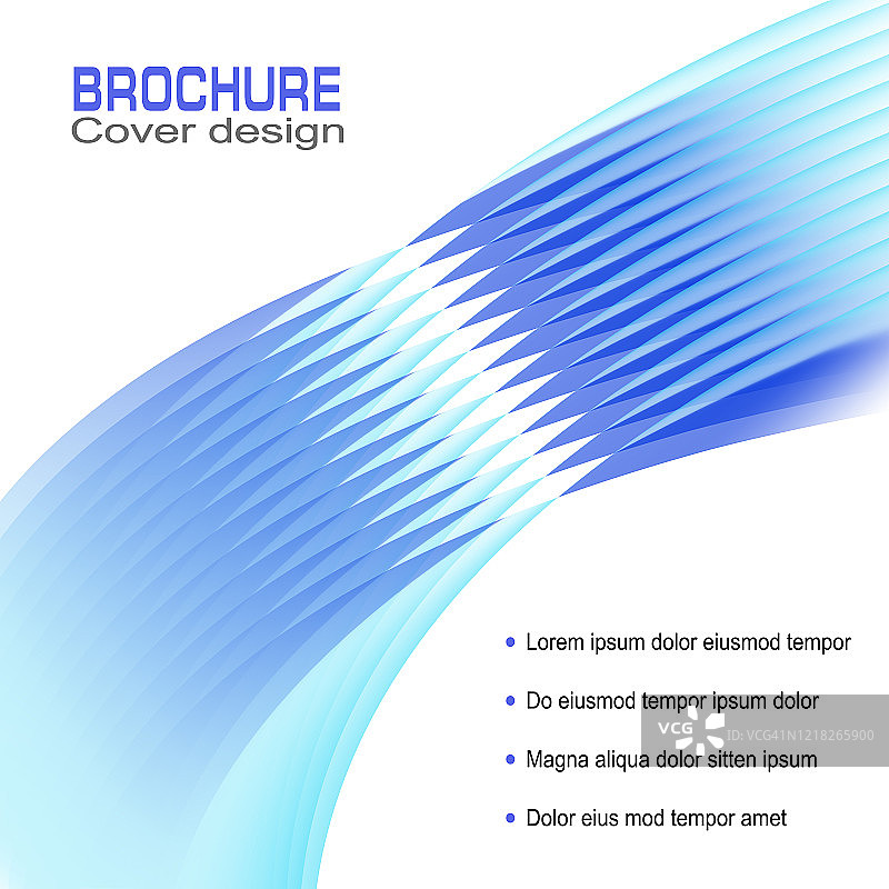 技术布局与明亮的蓝色条纹图案。摘要矢量背景与样本文本。未来的设计。模板为封面，书，小册子，海报，海报，传单，传单。EPS10插图图片素材