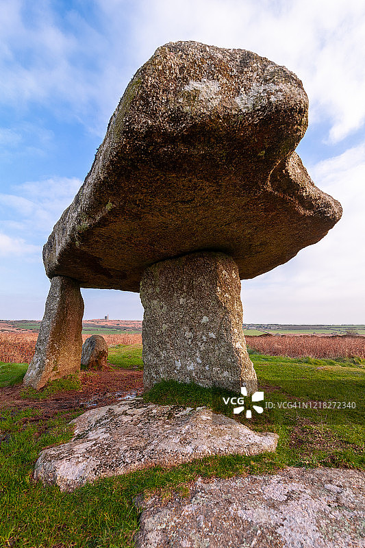 英格兰康沃尔兰扬石棚图片素材
