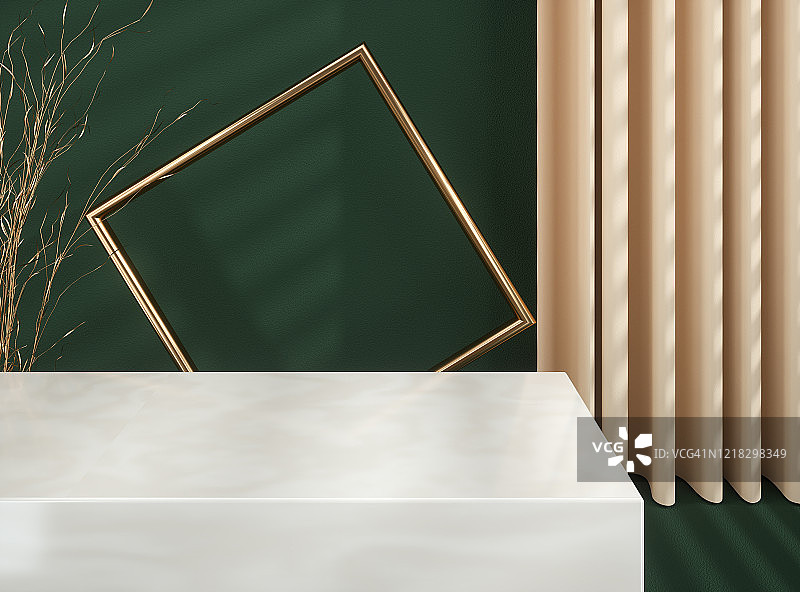 3D渲染：展览室背景图片素材