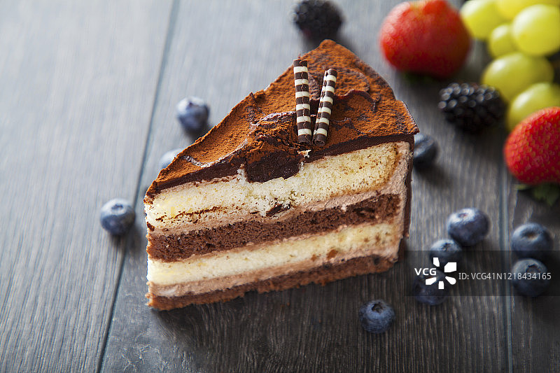 提拉米苏蛋糕图片素材