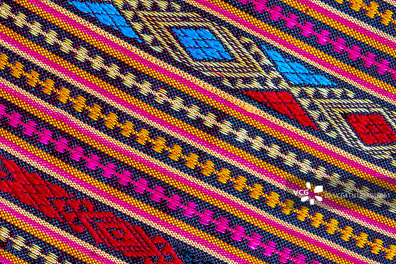 老挝的刺绣腰带图片素材