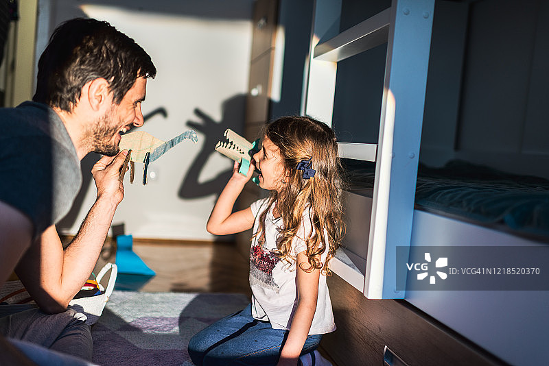 儿童房里的故事图片素材