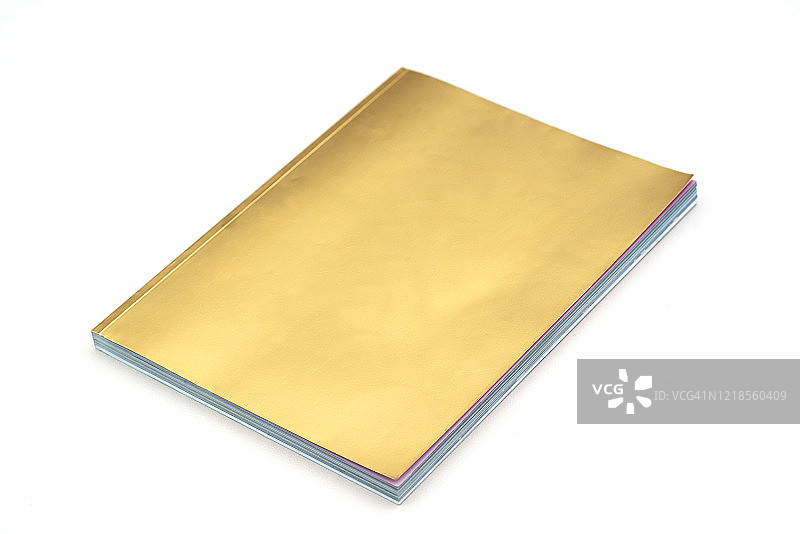 金色封面杂志图片素材