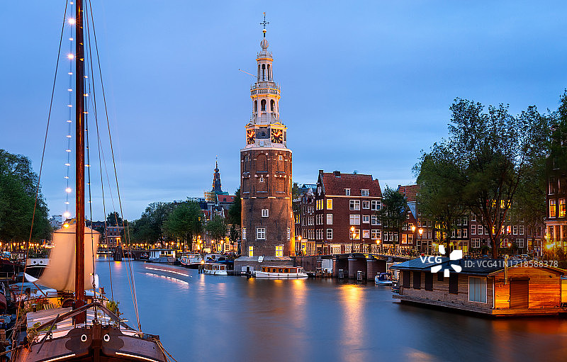 荷兰阿姆斯特丹蒙特班塔图片素材