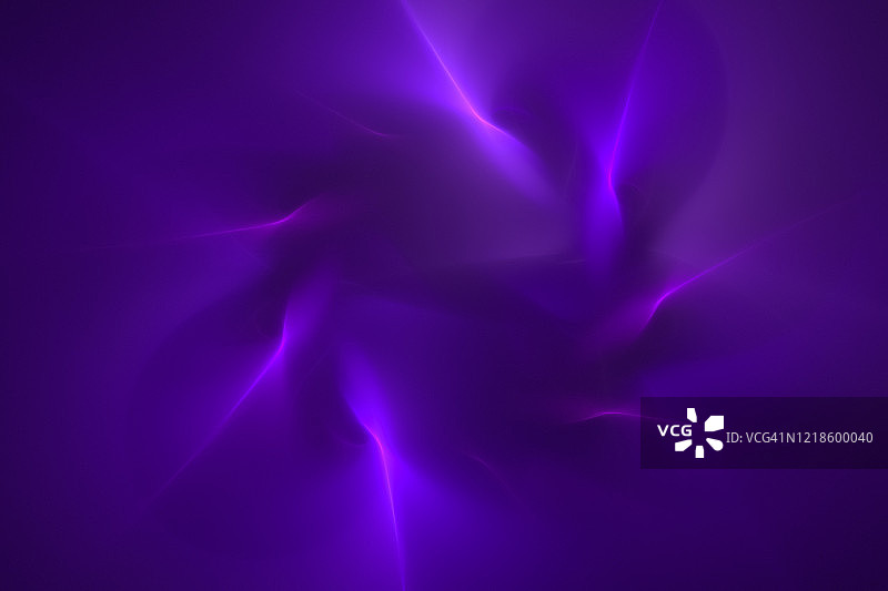 抽象紫色分形艺术图片素材