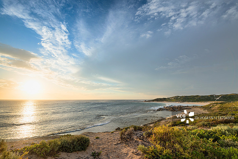 黄昏时的玛格丽特河口图片素材