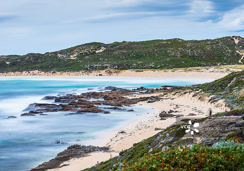 秋日清晨的玛格丽特河图片素材