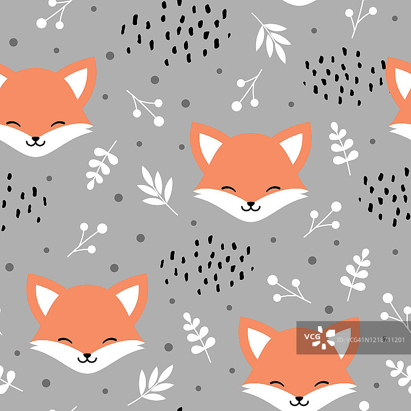 狐狸图案图片素材