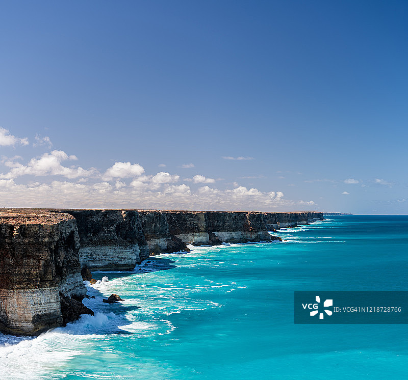 澳大利亚大澳大利亚湾的邦达悬崖图片素材