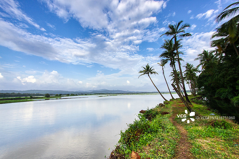 果阿邦的河岸图片素材