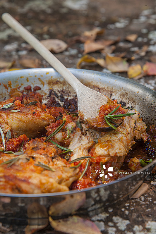 猎人式烩鸡图片素材