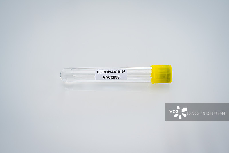 新冠病毒疫苗样品管图片素材