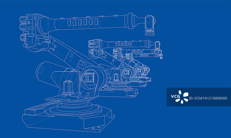 工业机器人机械臂图片素材