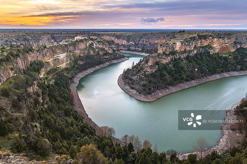 杜拉顿河峡谷，西班牙图片素材
