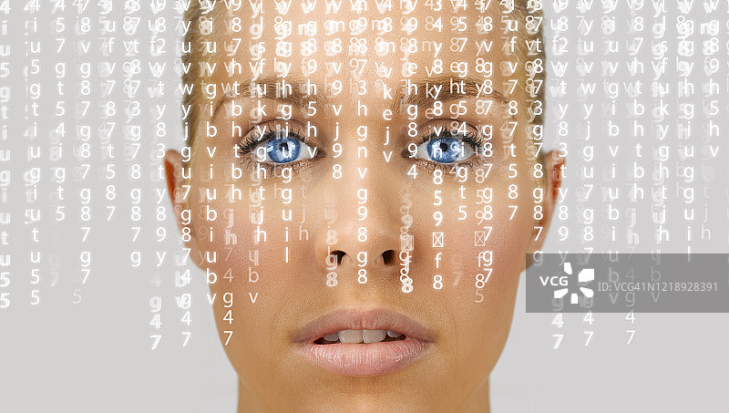 面部识别图片素材