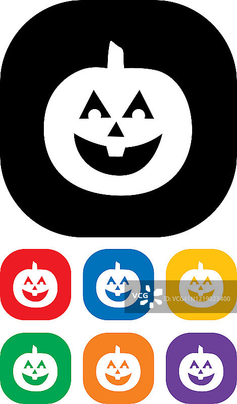 万圣节南瓜图标集2图片素材