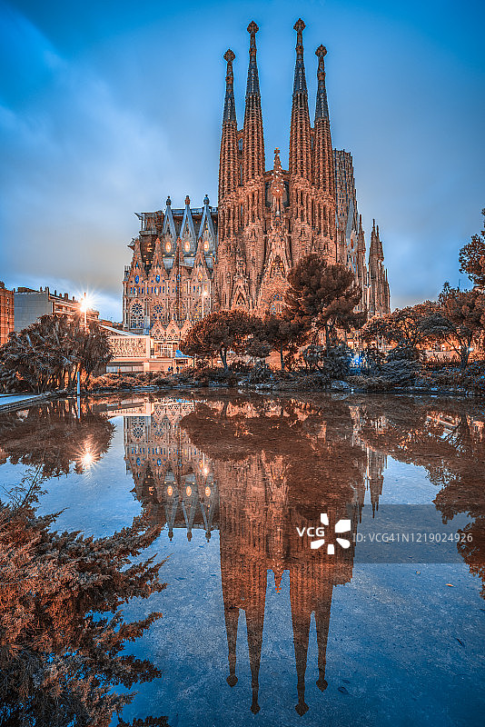 巴塞罗那圣家族大教堂图片素材