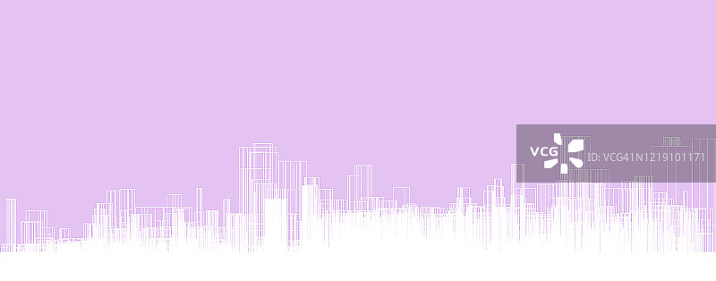 极简线条城市结构蓝图背景图片素材