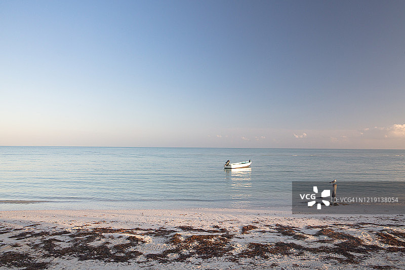 墨西哥霍尔博克斯岛美丽海景图片素材