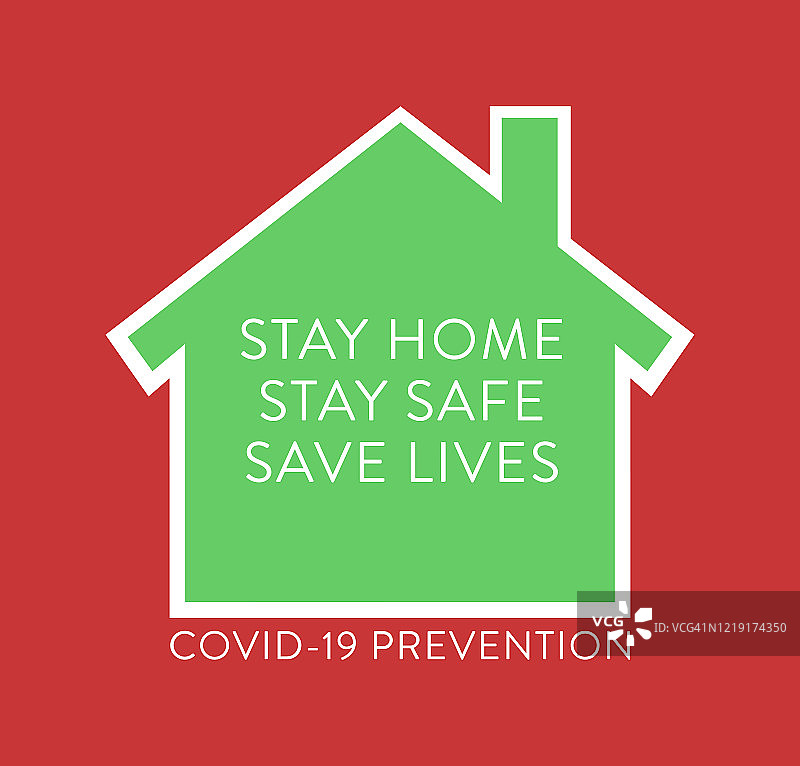 居家隔离，拯救生命图片素材