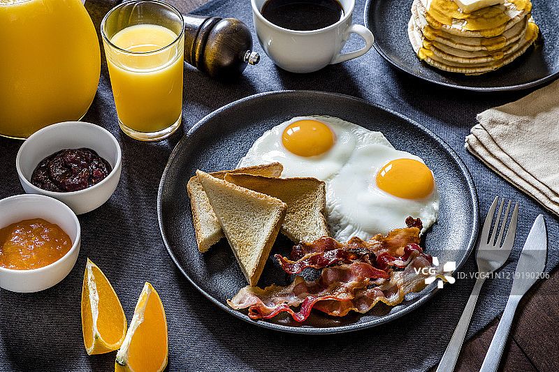 美式早餐图片素材