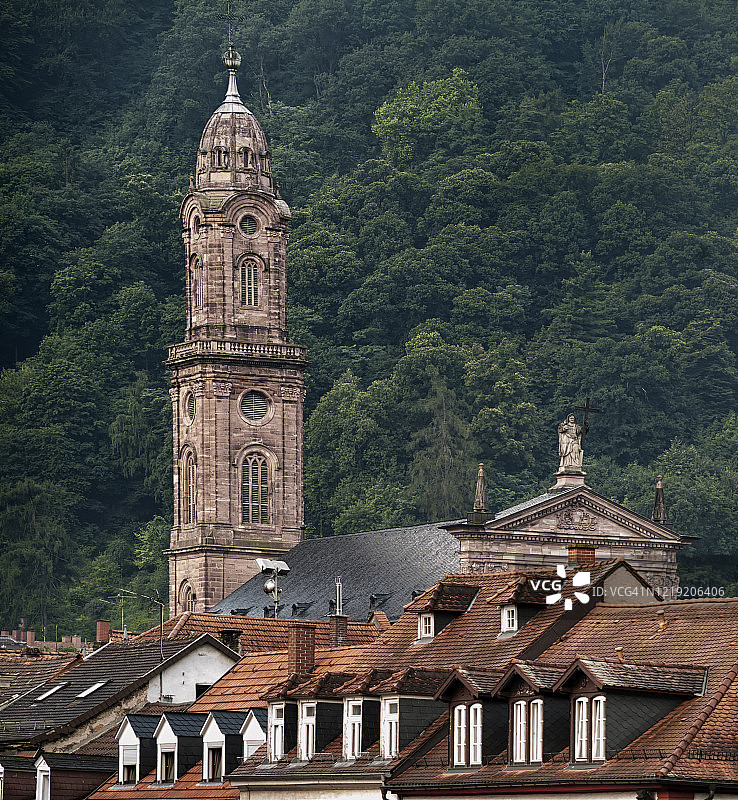 德国海德堡巴登-符腾堡耶稣会教堂图片素材