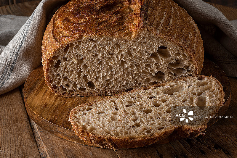全麦酸面包图片素材