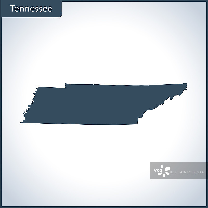 田纳西州的地图图片素材