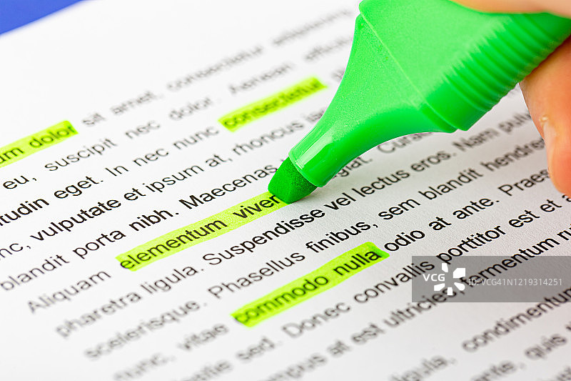 荧光笔图片素材