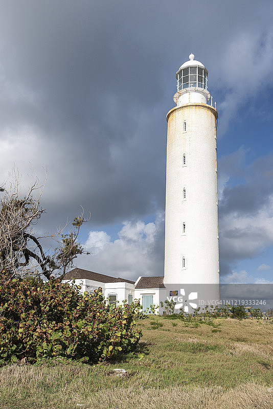 巴巴多斯岛拉格德角灯塔图片素材
