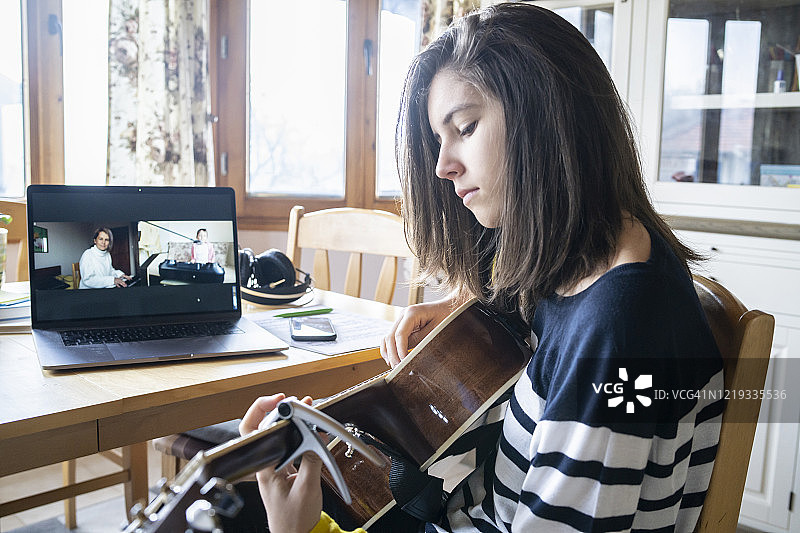 远程会议乐队表演图片素材