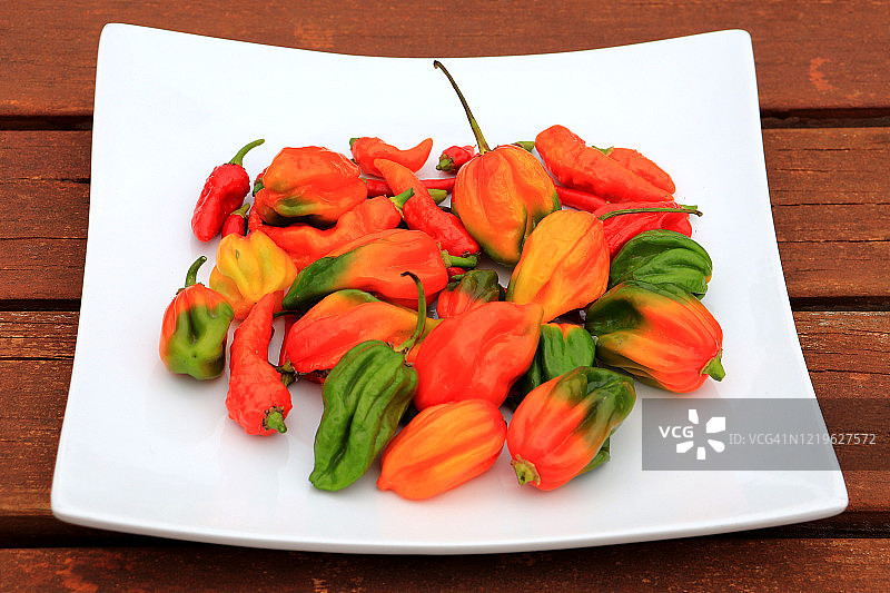 混合辣椒特写图片素材