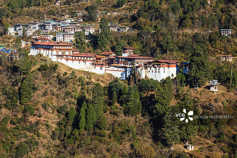 不丹宗萨宗图片素材