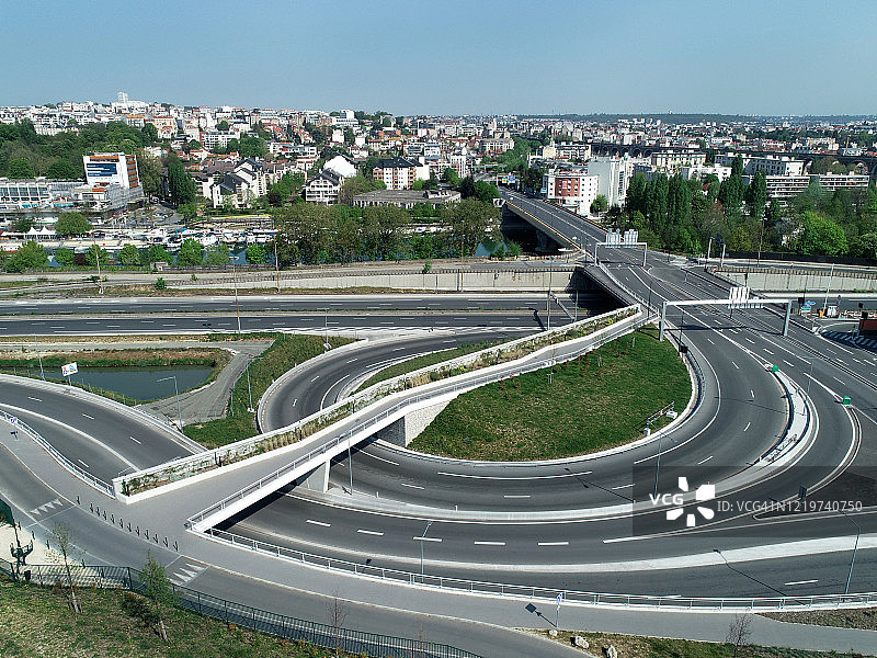 巴黎东部公路环岛图片素材