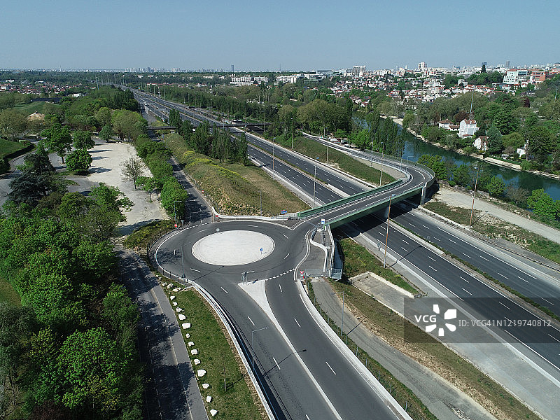 巴黎东部公路环岛图片素材