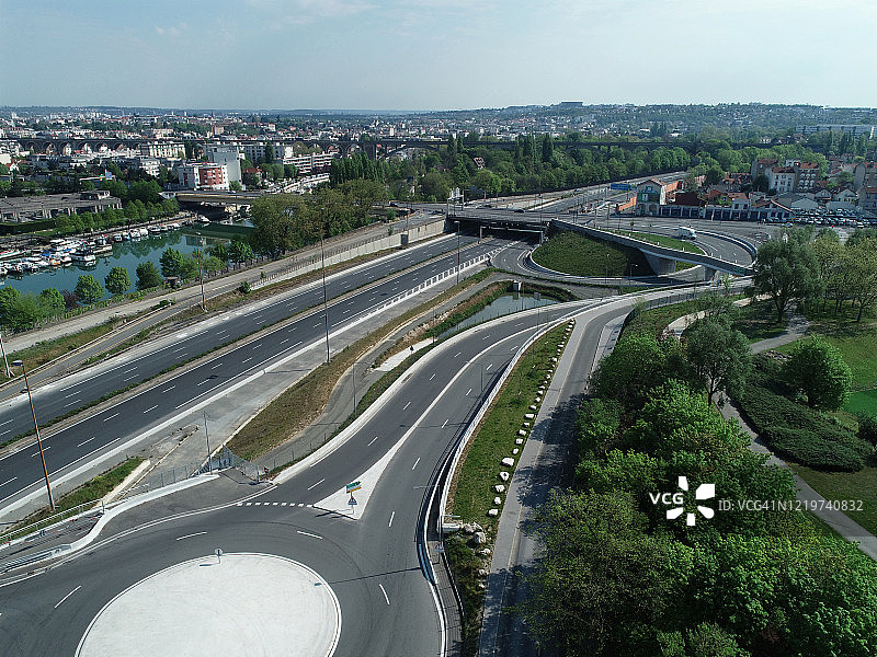 巴黎东部公路环岛图片素材